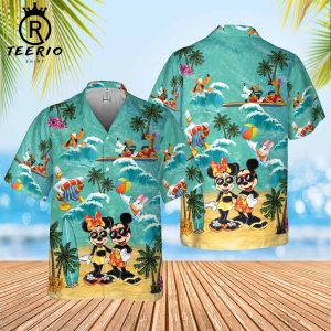 Mickey And Minnie Magical Family Vacation Disney Hawaiian Shirt