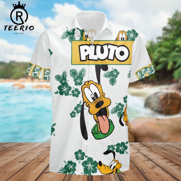 Pluto Dog Hibiscus Disney Magic Kingdom Hawaiian Shirt