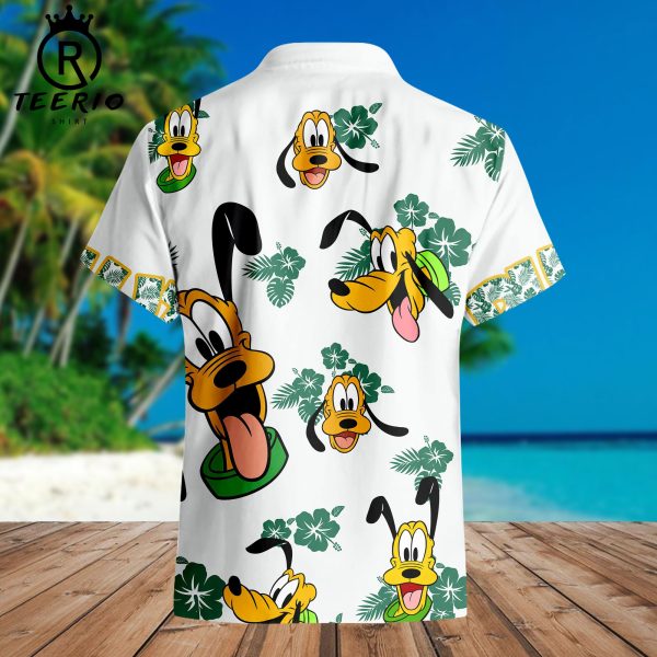 Pluto Dog Hibiscus Disney Magic Kingdom Hawaiian Shirt