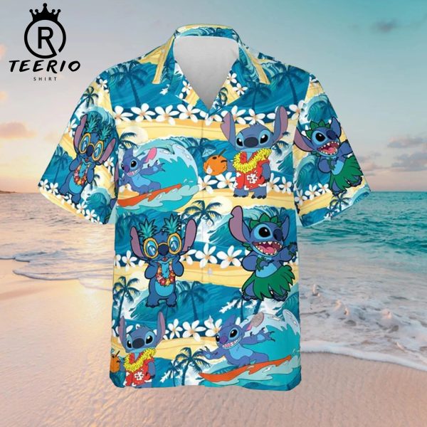 Stitch Disney Tropical Summer Hawaiian Shirt