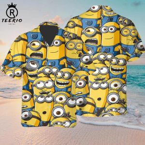 Minions Tropical Women Hawaiian Shirt