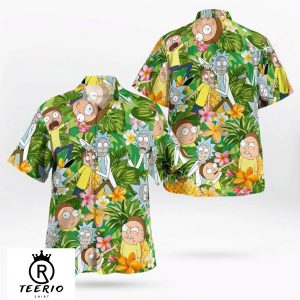 Aloha Rick And Morty Beach Shirt – Perfect For Fans Of The Animated Series