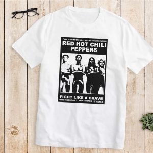 Red Vintage Hot Chili Peppers T-Shirt