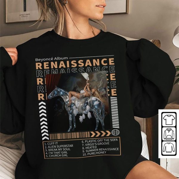 Beyoncé Renaissance Album Full Tracklist Shirt