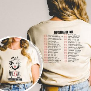 Madonna The Celebration Tour 2023 Shirt, Madonna Shirts, The Celebration Tour Tees , Trending Shirt , Concert Tee , 2023 Music Tour Shirt