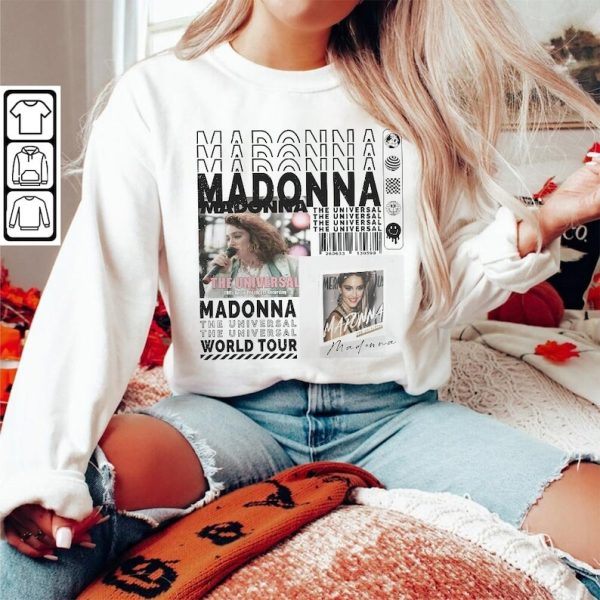 Madonna Music Shirt, Sweatshirt Y2K Merch Vintage 90s Madonna The Celebration Tour 2023 Tickets Album The Universal Tee Hoodie