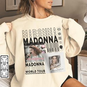 Madonna Music Shirt, Sweatshirt Y2K Merch Vintage 90s Madonna The Celebration Tour 2023 Tickets Album The Universal Tee Hoodie