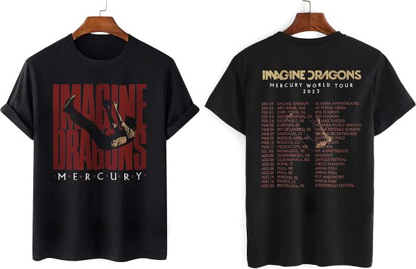 2023 Imagine Dragon Mercury World Tour T-Shirt