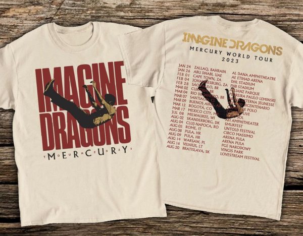 2023 Imagine Dragon Mercury World Tour T-Shirt