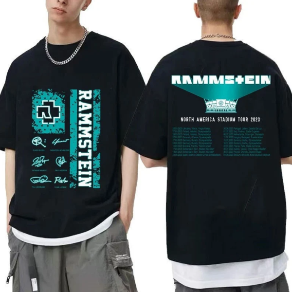 Rammstein 2023 Stadium Europe Tour Shirt