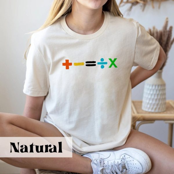 The Mathematics Shirt, Ed Sheeran Concert T Shirt, The Mathletics Tour Shirt, 2023 Music Concert Tee, Music Tour Shirt , Concert Tee.