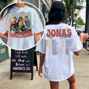 Retro Jonas Brothers Comfort Colors® Shirt, Joe Jonas Double sided shirt, Jonas Brothers Tour Shirt, Jonas Retro 90’s Sweater