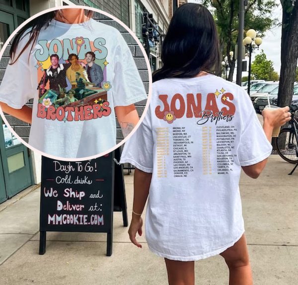 Retro Jonas Brothers Comfort Colors® Shirt, Joe Jonas Double sided shirt, Jonas Brothers Tour Shirt, Jonas Retro 90’s Sweater