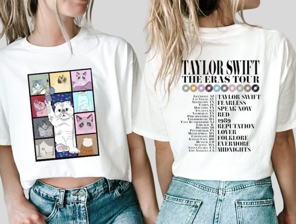 The Eras Tour Cat Version Shirt, Swiftie Cat’s Version Shirt, Concert Shirt, Taylor Merch, Swiftie Merch