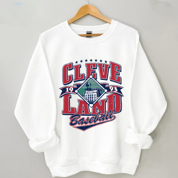 Cleveland Guardians Baseball Sweatshirt, Vintage Cleveland Shirt, Baseball Sweatshirt