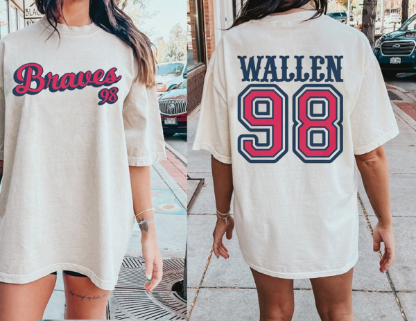 Wallen 98 Braves T-shirt, Western Shirt, Cowboy Shirt, Westerns gift, Cowboy Girls Shirt, Cowboy Tee, Western Tee