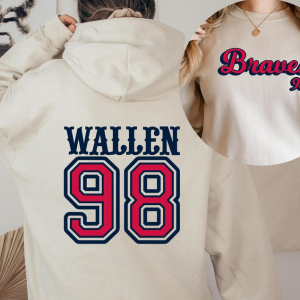 Wallen 98 Braves Sweatshirt, Western Shirt, Cowboy Shirt, Westerns gift, Cowboy Girls Shirt,Cowboy shirt