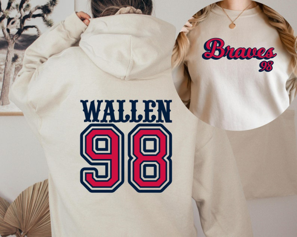 Wallen 98 Braves Sweatshirt, Western Shirt, Cowboy Shirt, Westerns gift, Cowboy Girls Shirt,Cowboy shirt