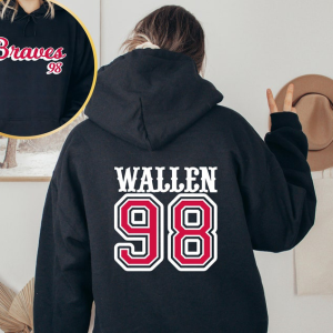 Wallen 98 Braves Sweatshirt, Western Shirt, Cowboy Shirt, Westerns gift, Cowboy Girls Shirt,Cowboy shirt