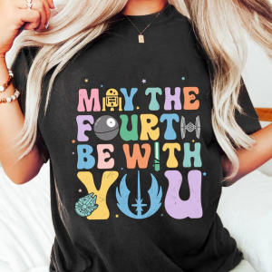 Retro Star Wars May The Fourth Be With You Shirt / Star Wars Celebration / May The 4th / Galaxy’s Edge Trip / Star Wars Birthday T-shirt