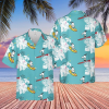 Yellow Men’s Shirt Summer Hawaiian Shirt Pineapple Bird Flare Duck Yellow Yellow Holiday Short Sleeve Button Shirt Clothing Outfits Tropical Hawaiian Streetwear