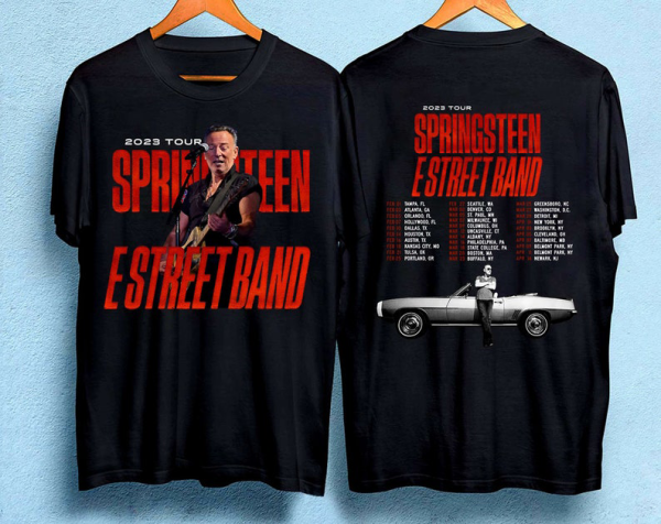 Bruce Springsteen The E Street Band Tour 2023 Tshirt, Music Tour 2023 Tshirt, Singer Tshirt, Tour 2023 Tshirt, Gift For Fan.