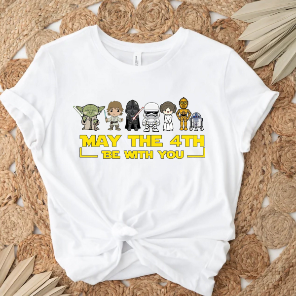 Retro Star Wars May The Fourth Be With You Shirt / Star Wars Celebration / May The 4th / Galaxy’s Edge Trip / Star Wars Birthday T-shirt