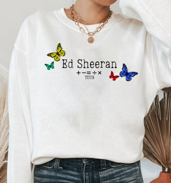 Ed Sheeran Shirt, Ed Sheeran Concert T Shirt, Mathematics America Tour Shirt, 2023 Music Concert Tee, Sheerious Gift, Country Music Shirt