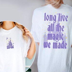 Long live all the magic we made shirt, All the magic tee, The 1971 castle, Magic kingdom, Disney Castle Shirt, Tinker Bell