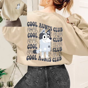 Bluey Cool Aunts Club Shirt, Bluey Aunts Gift, Cool Aunts Shirts, Family Bluey, Family T-shirt, Bluey Shirt