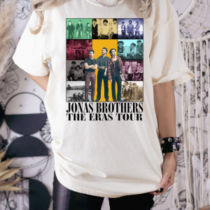 Retro Jonas Brothers The Eras Tour Shirt, Jonas Brother Merch, Jonas Brothers Fan Tees, Joe Jonas Homage Shirt