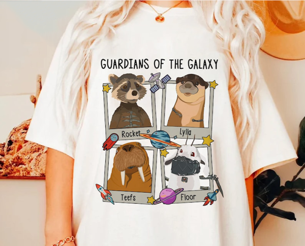 Guardians of the Galaxy 2023  Shirt, Rocket and Friends Shirt,Retro Guardians of the Galaxy Vol.3.