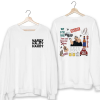 The Eras Tour Tshirt with Tour Dates on Back | Graphic Swiftie Shirt | Vintage Concert Tee |