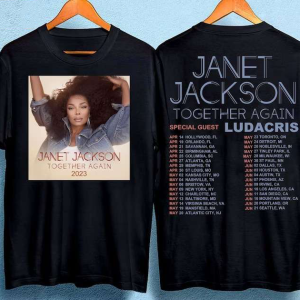 Janet Jackson Tour 2023 Unisex Shirt,Janet Jackson Together Again Tour 2023 Shirt, Janet Jackson Vintage Shirt,Janet Jackson Shirt Fan Gifts