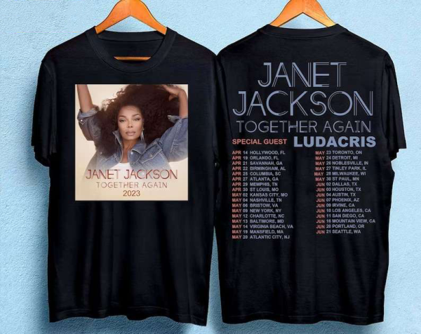 Janet Jackson Tour 2023 Unisex Shirt,Janet Jackson Together Again Tour 2023 Shirt, Janet Jackson Vintage Shirt,Janet Jackson Shirt Fan Gifts