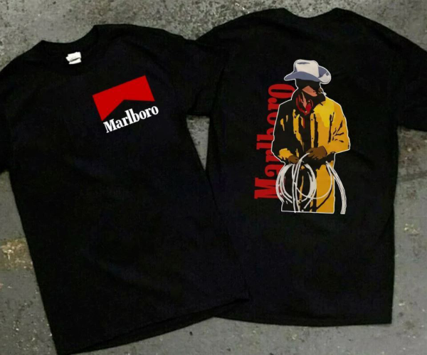 Marlboro Shirt, Vintage 80s M.arlboro Cowboy T-shirt,Marlboro Cowboy Shirt, Marlboro Merch