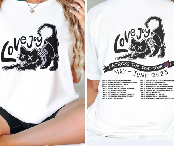 Lovejoy Tour 2023 Music Shirt, Lovejoy Tour Concert 2023 shirt, 2 Side Across The Pond Tour 2023 Sweatshirt, US Free shipping