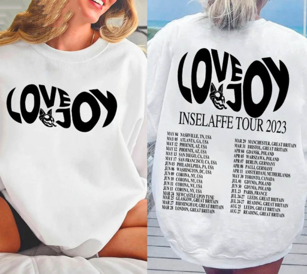 Lovejoy Tour 2023 Music Shirt, Lovejoy Tour Concert 2023 shirt, 2 Side Across The Pond Tour 2023 Sweatshirt, US Free shipping