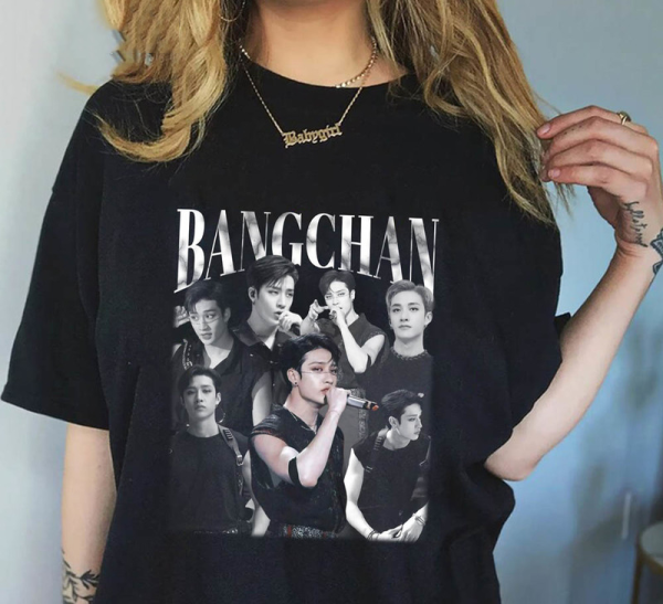 Vintage Bang Chan Shirt , Stray Kids Maniac Tour Unisex Hoodie Unisex T-shirt