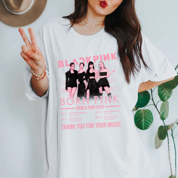 BLA.CKPINK Shirt, Black Pink Shut Down Shirt, Jisoo Shirt, Jennie Shirt, Rose Shirt, Lisa Shirt, BlackPink Homage Vintage 90s Style Tees