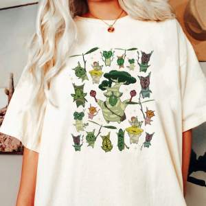 Zelda Korok Shirt,Lineart Korok Shirt, Tri Force Shirt, Hylian Shirt, Korok Zelda Plant Shirt, Flora Of Hyrule Shirt