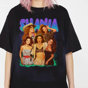 Shania Twain Two Sided Tracklist Shirt | Lets Go Girls Shania Twain Concert Tshirt | Shania Twain Merch, Gift