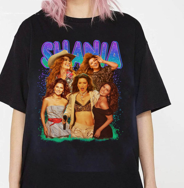 Shania Twain Two Sided Tracklist Shirt | Lets Go Girls Shania Twain Concert Tshirt | Shania Twain Merch, Gift