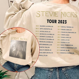 Stevie Nicks Tour 2023 Shirt, Fleetwood Mac Band Tour 2023 Double Sides Sweatshirts