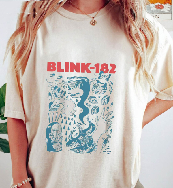 Vintage Blink 182 Shirt, Music World Tour Sweatshirt Unisex T-shirt