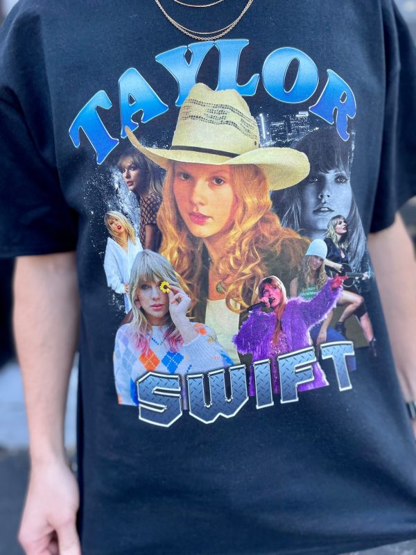 SWIFTIE Eras Homage T-Shirt Taylor Concert Merch Retro Bootleg Rap Tee