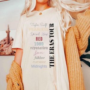 Taylor The Eras Tour 2023 Shirt, The Eras Tour Shirt, Swiftie Merch Shirt, Swiftie Tour Shirt, Meet Me At Midnights Shirt