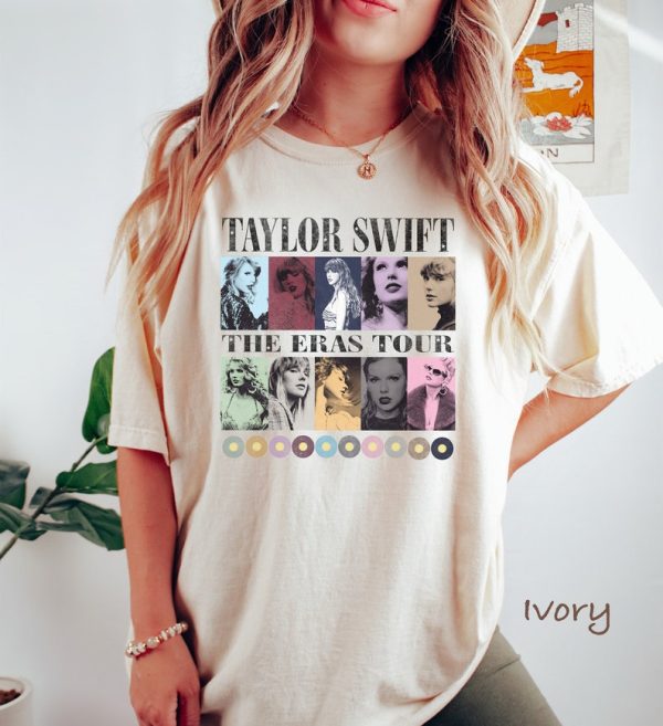 The Eras Tour Vintage Style Tshirt | Swiftie Gift | Taylor Swift Concert Merch