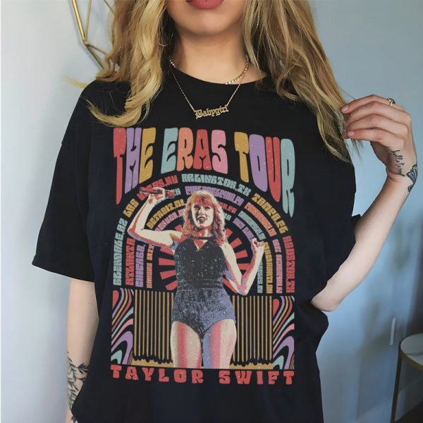 Retro Taylor The Eras Tour Shirt, Taylor 2023 World Tour Merch, Swiftie Tour Tee, TS Midnights Shirt, Taylor Version Shirt