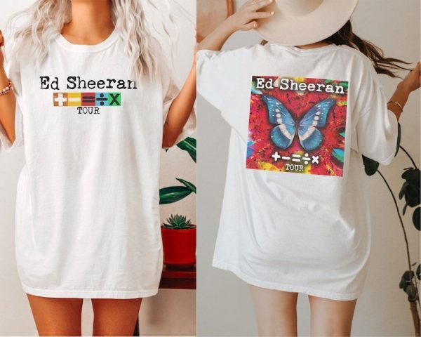 Vintage Ed Sheeran Shirt, Ed Sheeran The Mathematics Shirt, Ed Sheeran Gift for fans